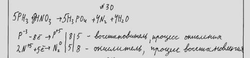 Может ли быть вот такая реакция в егэ 30 номере?5PH3+8HNO3=5H3PO4+4N2+4H20В условиях прописано чт