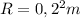 R = 0,2^2 m