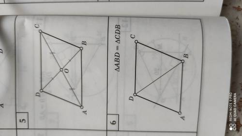 Решите и 6 задачи, нужно доказать, что Абсд-параллелограмм. Нужно подробное решение и указание свойс