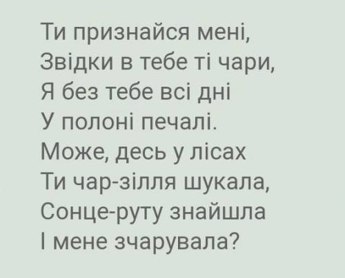 Визначити частини мови у першому куплетічервона рута​