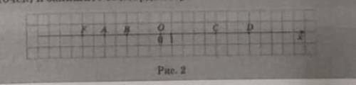 Найдите координаты точек, отмеченных на рисунке 2. отметьте на координатной прямой: 1) точки, коорди