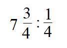 Математика, дроби, как решить? Поделить 31 на 1 и в ответе писать 31 / 4?