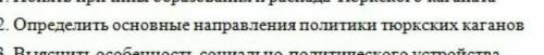 Определите основы направления политики тюрских канагатов​