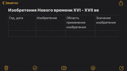 составить таблицу А. Я. Юдовская, История Нового времени, 7 класс