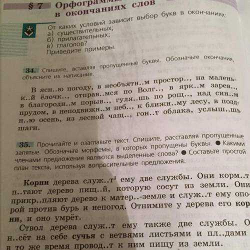 Спишите, вставляя пропущенные буквы. Обозначьте окончания, объясните их написание. (Номер