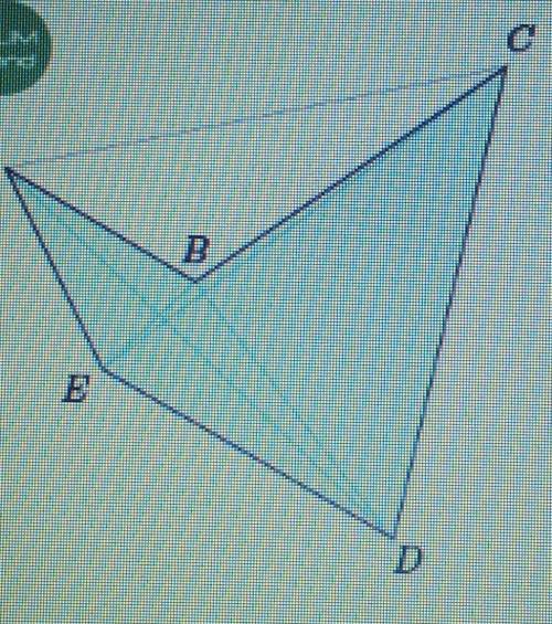 A B C D EAB, BC, AE, ED, CDAD, AC, EC, BE, BDP= AB + BC + AE+ ED + CD​