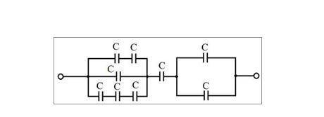Определите эквивалентную емкость конденсаторов, если все конденсаторы имеют емкость по 30 мкФ. Резул