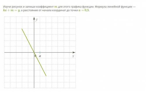 Изучи рисунок и запиши коэффициент m