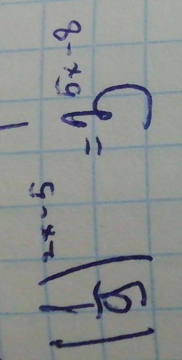 (1/9)^2x-5=3^5x-8решите уровнение​