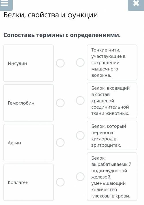 Сопоставьте термины с определениями ​