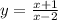 y = \frac{x + 1}{x - 2}