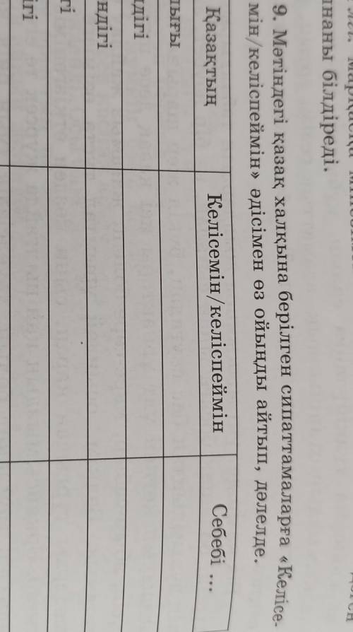 Помагите казахский язык не шарю вообще 9 класс​