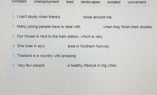 Constant unemploymentleadlandscapesisolatedconvenient1 I can't study when there'snoise around me.2.