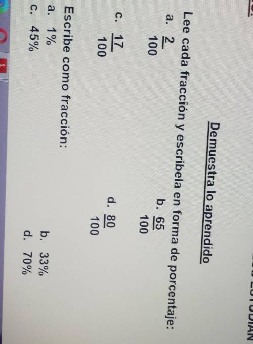 Como la escribo en forma de porcentaje​