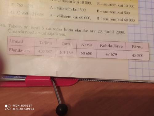 Округлите эти цифры до сотен Округлить надо цифры из задания 45