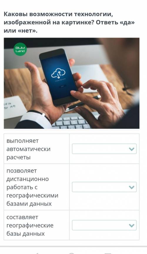 Каковы возможности технологии, изображенной на картинке? ответь «да» или «нет