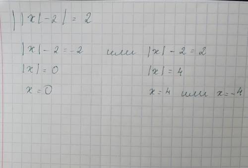 |x|-8=-5|10x-7|-32=-16||x|-2|=2мне бы хотя-бы 1 ​