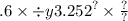 .6 \times \div {y3.252}^{?} \times \frac{?}{?}