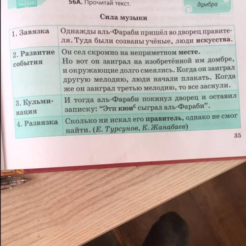 Из каких частей состоит текст?