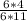 \frac{6*4}{6*11}