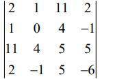 Find a determinant of the matrix A Найти определитель матрицы A С методом решения