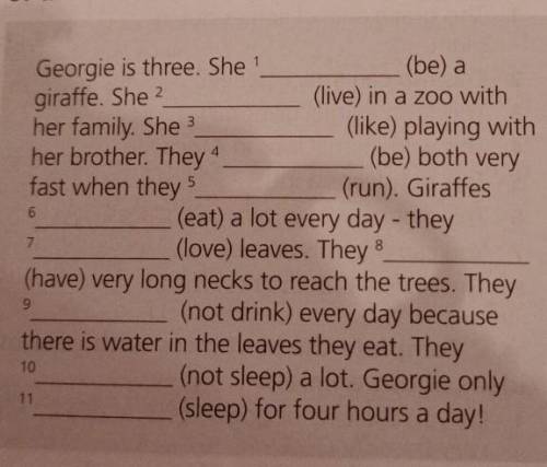 **Complete the text with the correct formof the verbs in brackets.