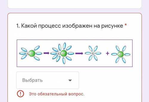 Какой процесс изображен на рисунке ​