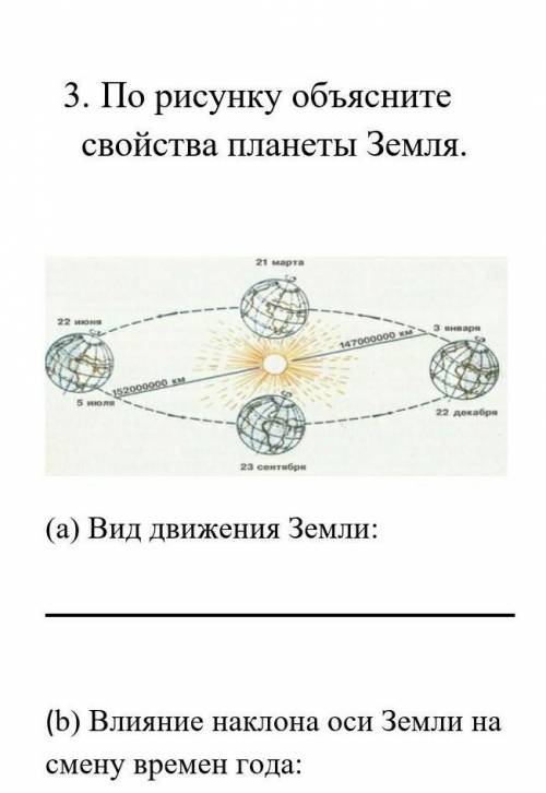 Определите вид движения Земли ​