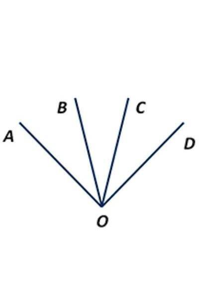 Углы АОС и BOD равны. Сравните AOB и COD AOB > CODAOB < CODAOB = COD​