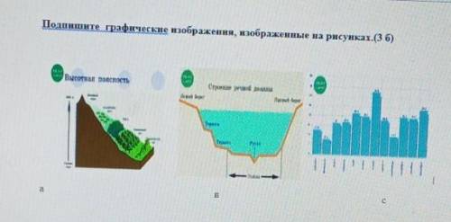 Подпишите графические изображения, изображенные на рисунках.​