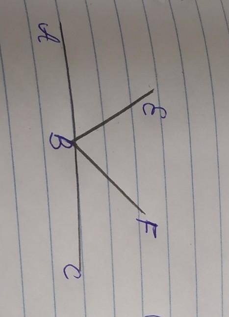 Суретте /_ABF=123°,/_EBC=119° EBF бурышынын олшемин ответ можете найти​