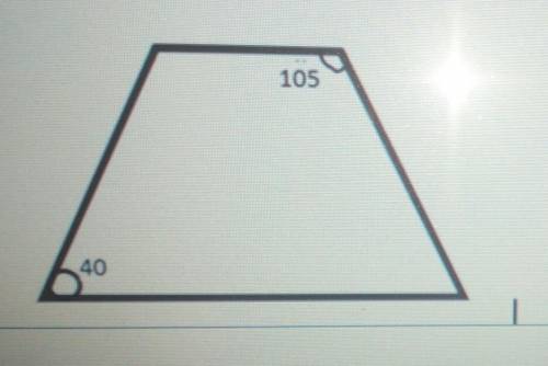 Найди углы трапеции изображенной на рисунке ​