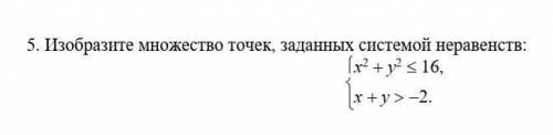 Изобразите множество точек, заданных системой неравенств​