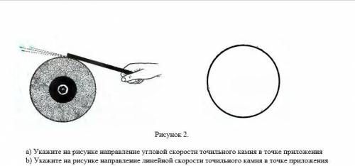 На рисунке 2 представлено движение точильного камня.