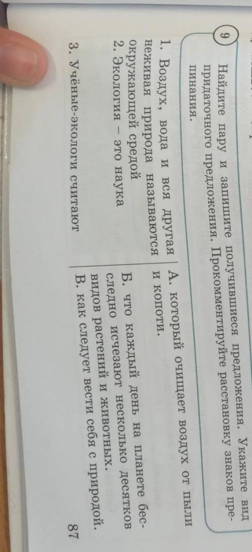 Руский язык 9-класс страница 87 упражнение 9​