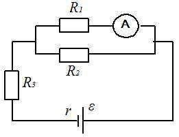 Дано: R1=4, R3=3, r=1, I1=3, I=6 Найти: R2, U3, E