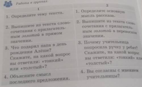 Определите основную мысль рассказа два подарка​