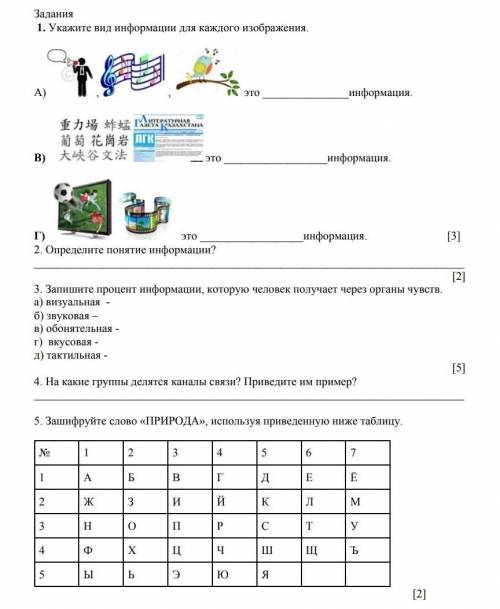 у меня сор по информатике ​