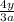 \frac{4y}{3a}