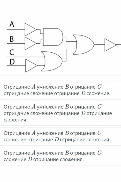 Нужно выбрать правильный ответ​