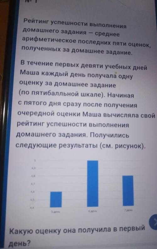 дам 145очков какую получит оценку в 1день ,6день и 7день если в 5день -4,6.6день-5.7 день-4.8​