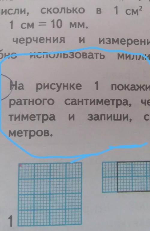 «Квадратный миллиметр» при числах сокра- щённо записывают так: 1 мм*, 9 мм, 70 мм?.Вычисли, сколько