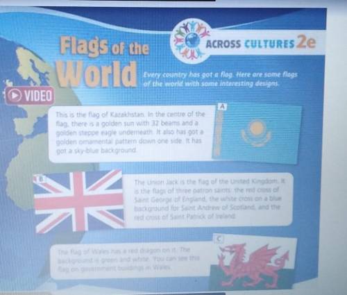 TASK 2: read the article Flags of the world плз​