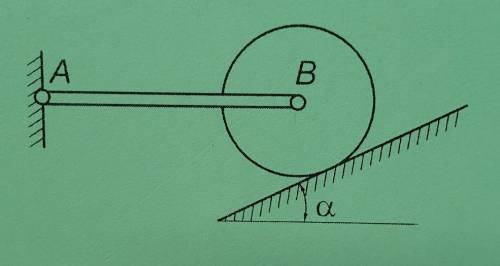 1. Однородный шар силой тяжести P = 150 H, удер- живается в равновесии на гладкой наклонной плоско-с