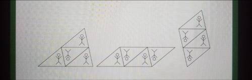 Из четырёх одинаковых треугольников можно составить три фигуры, изображённые на рисунке. Периметр од