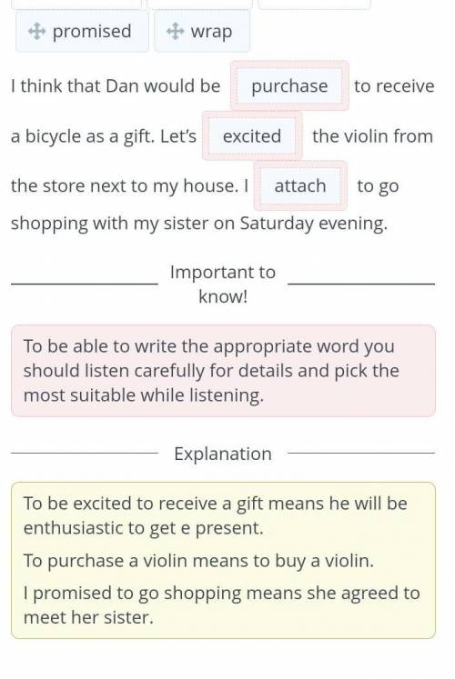 Choose the appropriate word from the box and write it into the spaces provided (there are some words