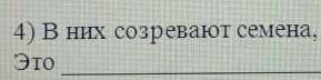 В них созревают семена, образуются плоды это ​