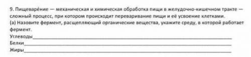 Пищеварение механическая и химическая обработка пищи и её ускорение клетками (a) назовите фермент, р