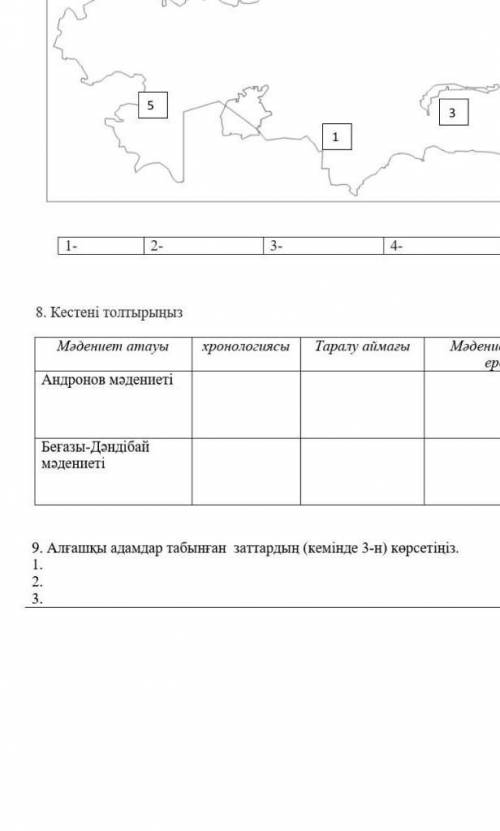 с 9 задание казакстан тарихы