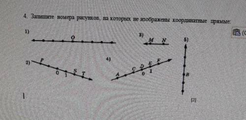 Запишите номера рисунков на которых не изображены кардинальные прямые ​